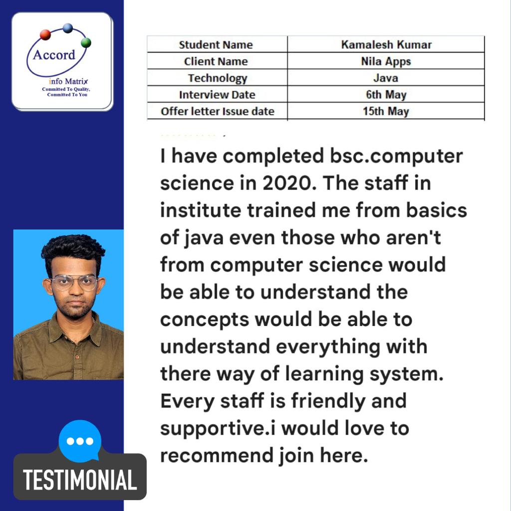 Student Testimonial